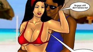 Savita Bhabhi Episode 33 - Sexy Summer Beach porn video