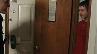 Gay hardcore sex hole stretching lewd young twinks on the couch porn video